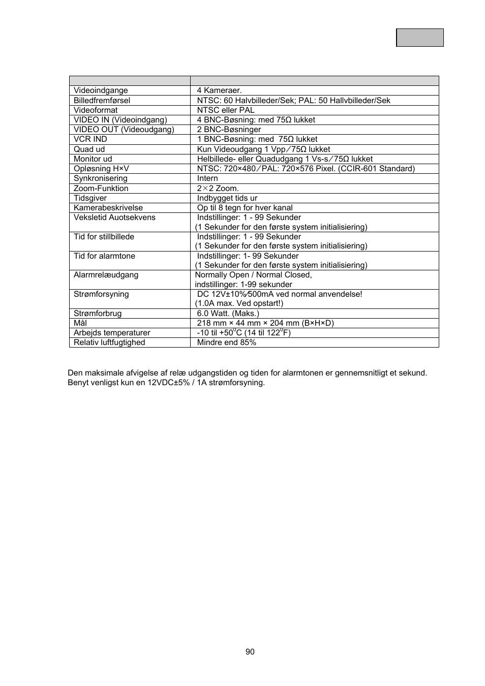 ABUS TVAC21000 User Manual | Page 97 / 98