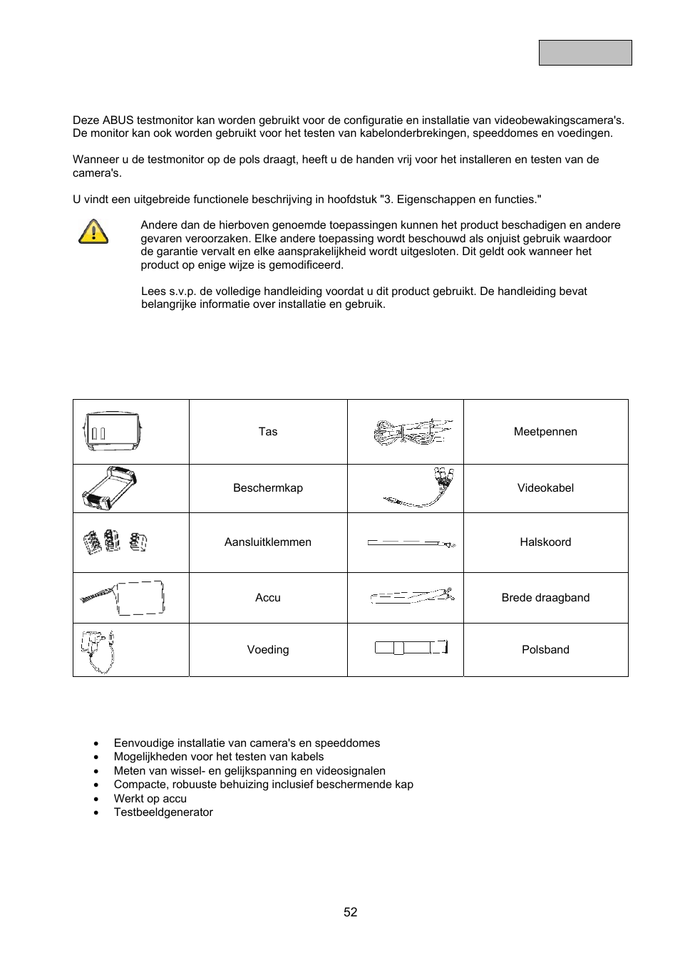 ABUS TVAC10100 User Manual | Page 52 / 76