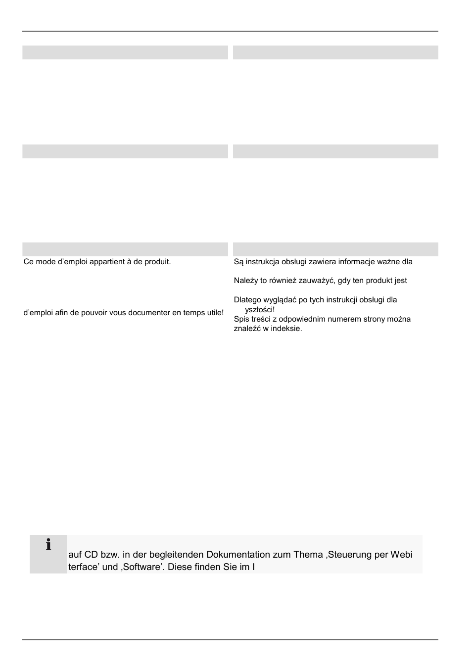 Hinweise zur bedienungsanleitung | ABUS TVVR45021 Operating instructions User Manual | Page 2 / 458