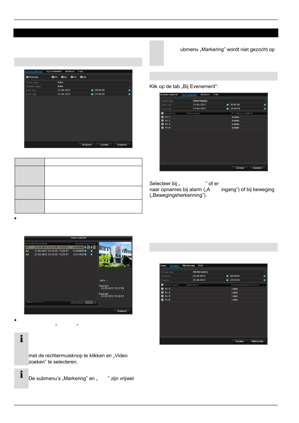 Afspelen | ABUS TVVR45021 Operating instructions User Manual | Page 212 / 458