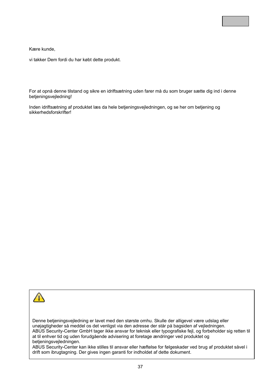 ABUS TVAC17000 User Manual | Page 40 / 48