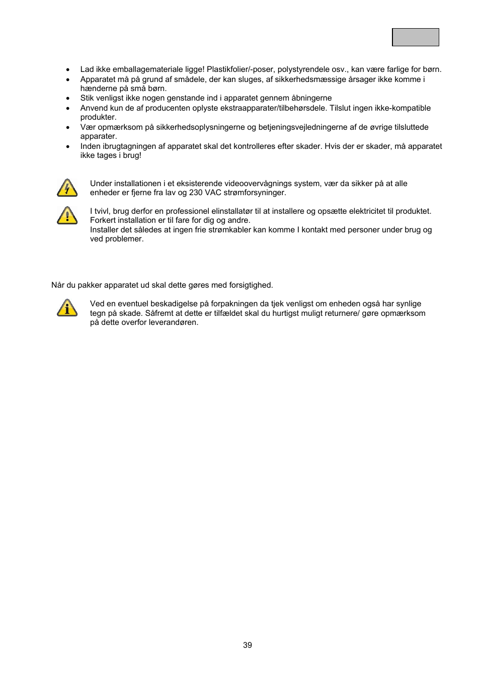ABUS TVAC17000 User Manual | Page 42 / 48