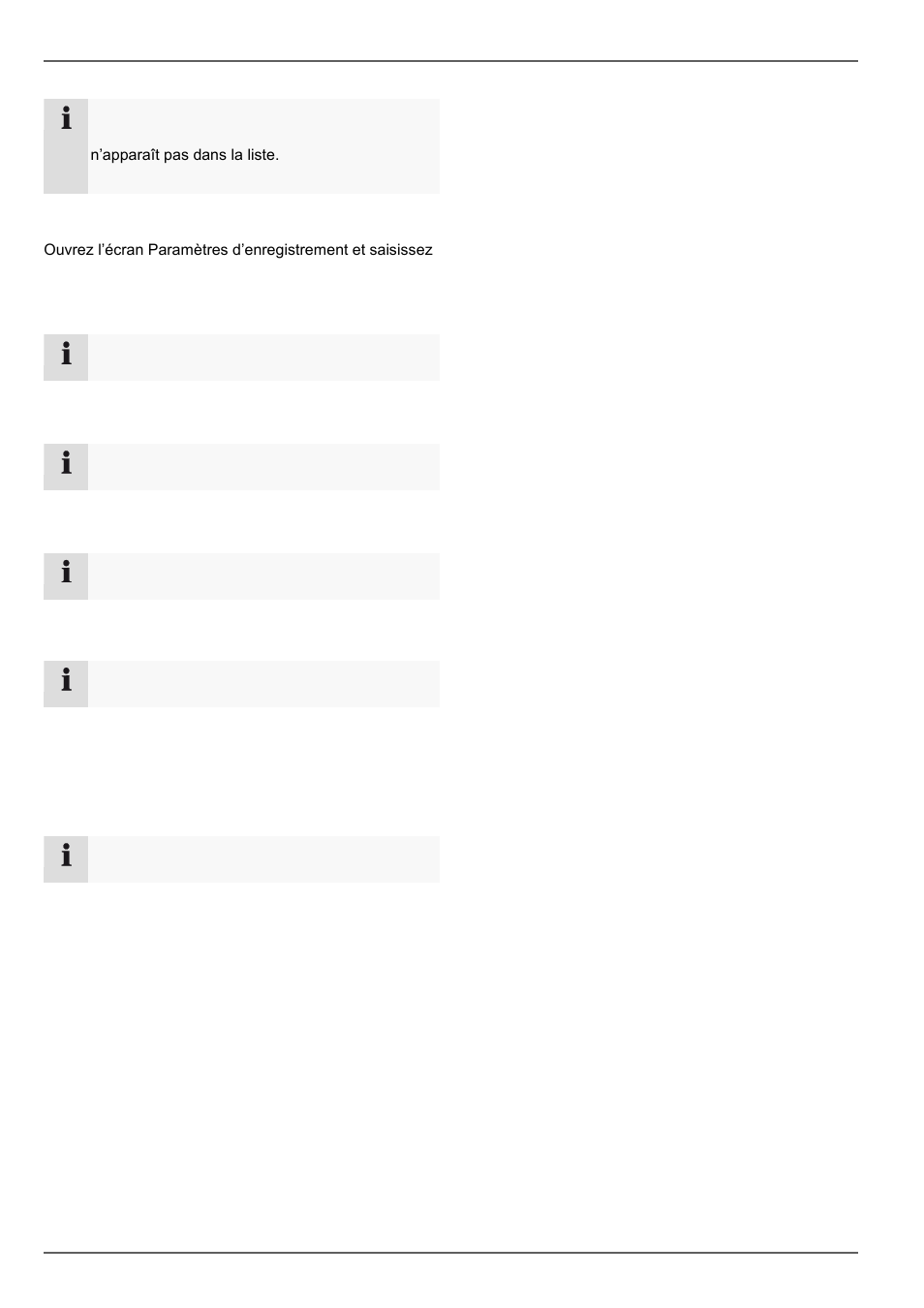 Paramètres : enregistrement, Paramètres : réseau, Paramètres : alarme | Paramètres : ptz, Paramètres : rs232, Affichage, Menu appareil | ABUS TVVR20001 User Manual | Page 162 / 313