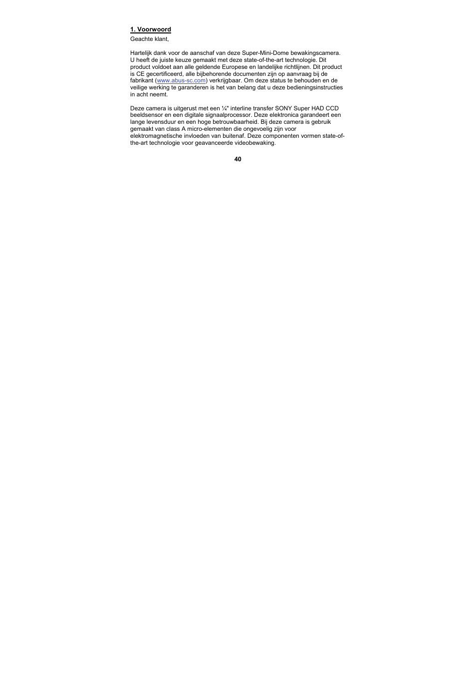 ABUS TV7400-TV7402 User Manual | Page 40 / 61