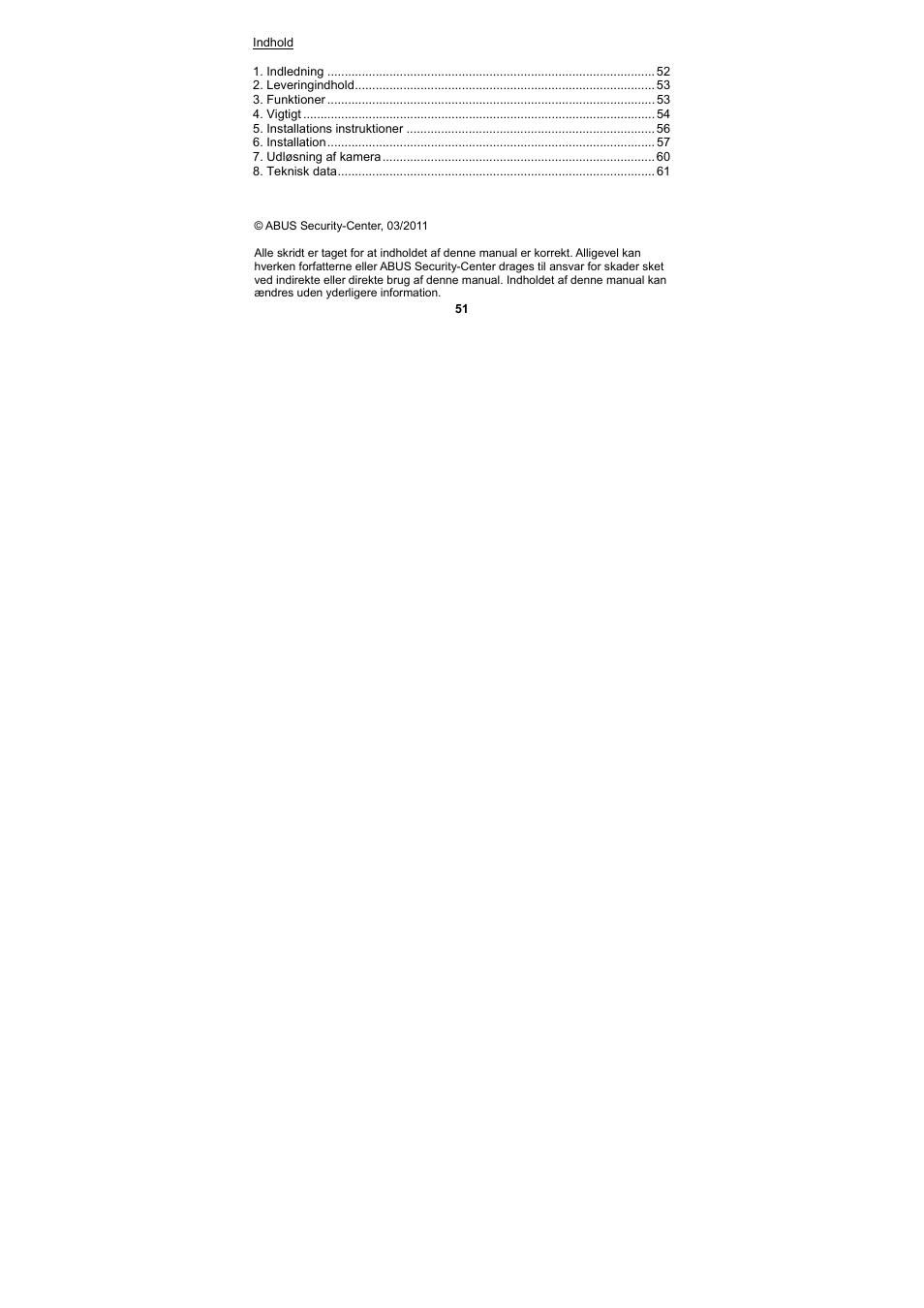 ABUS TV7400-TV7402 User Manual | Page 51 / 61