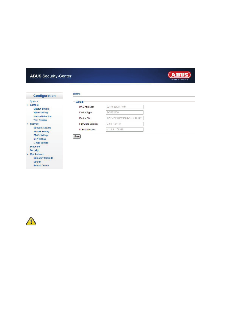 ABUS TVIP72000 User Manual | Page 50 / 144