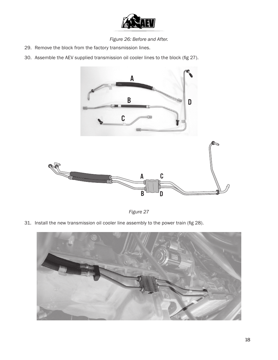 Ab c d | American Expedition Vehicles JK HEMI Builder Kit - Installation Guide for 12+ JK Wrangler User Manual | Page 20 / 37