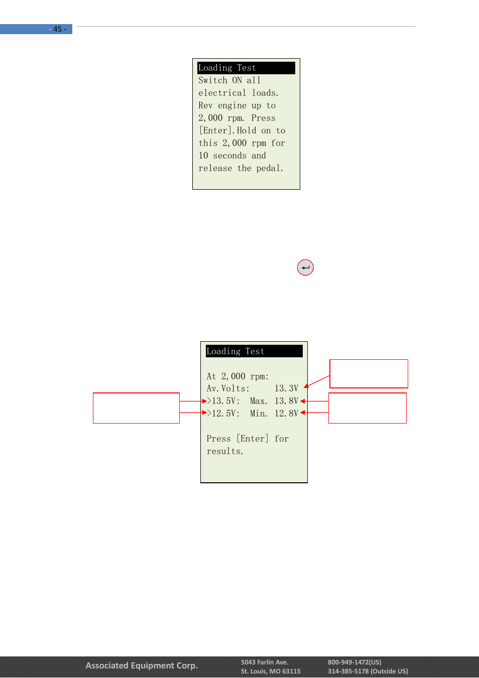 Associated Equipment 12-1015 Manual User Manual | Page 45 / 56