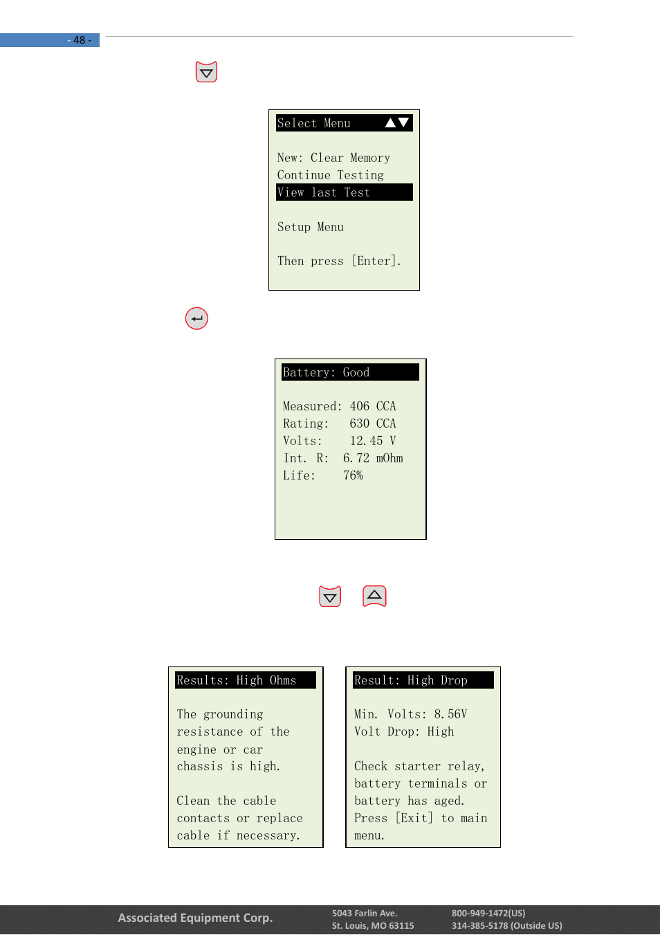 Associated Equipment 12-1015 Manual User Manual | Page 48 / 56