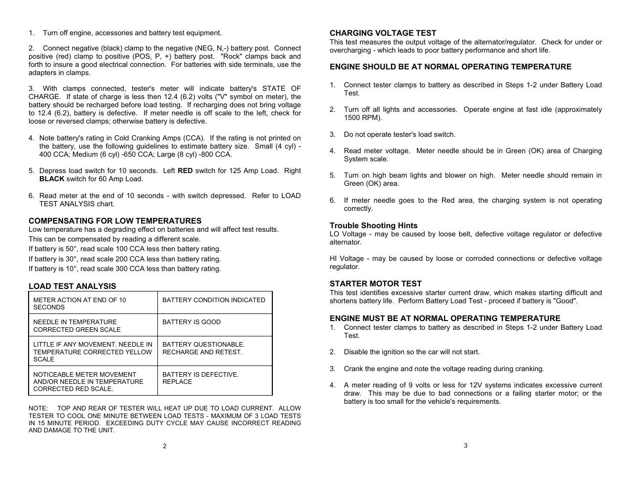 Associated Equipment 6028DL User Manual | Page 2 / 2
