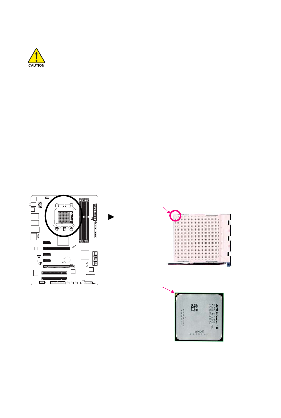 3 installing the cpu and cpu cooler, 3-1 installing the cpu | GIGABYTE GA-MA790XT-UD4P User Manual | Page 13 / 112