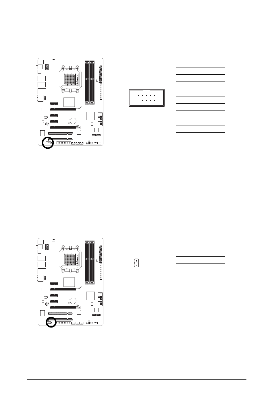 18) com (serial port header), 19) ci (chassis intrusion header) | GIGABYTE GA-MA790XT-UD4P User Manual | Page 32 / 112