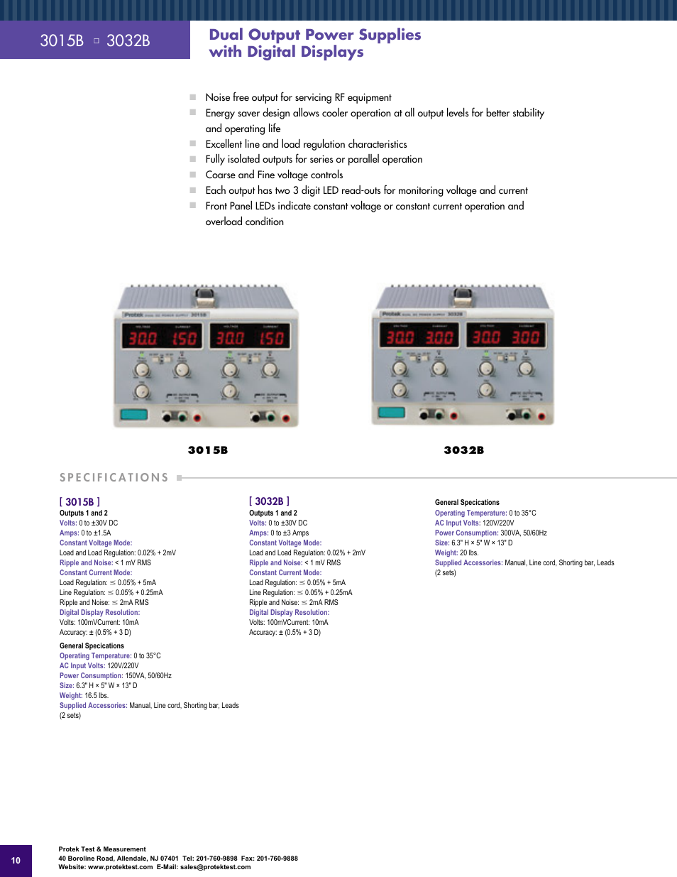 Atec Protek-3015B User Manual | 1 page