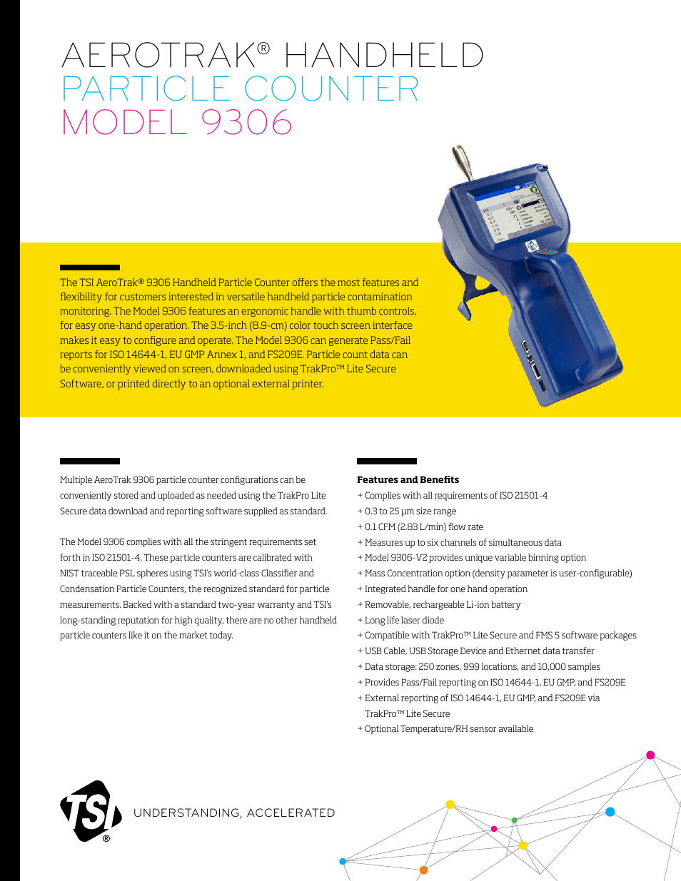 Atec TSI-AeroTrak-9306 User Manual | 2 pages
