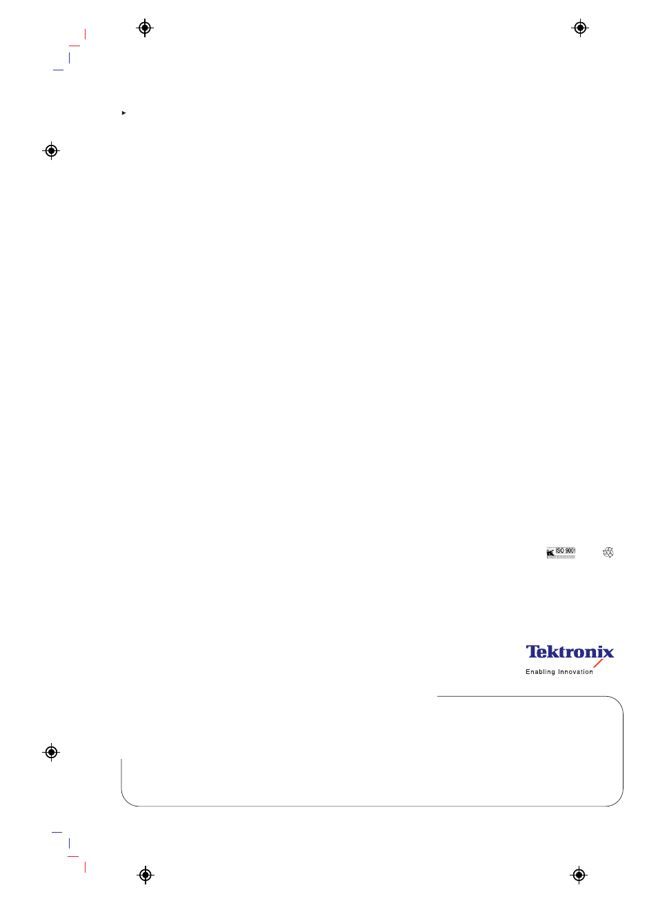 Automated video measurement set, Contact tektronix | Atec Tektronix-VM5000 User Manual | Page 16 / 16