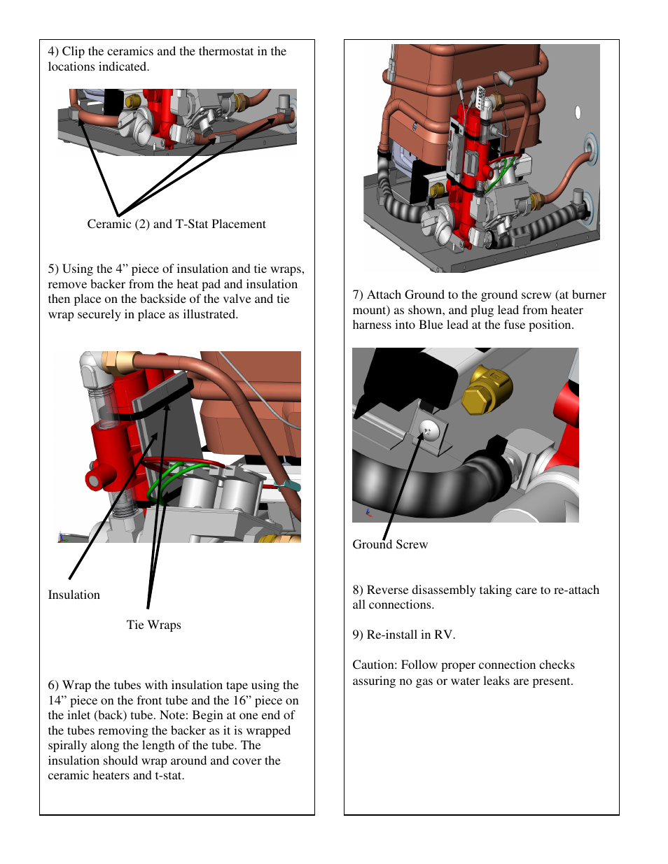 atwood OD4501, OD5001 On-Demand Water Heaters Cold Weather Kit 90290 User Manual | Page 2 / 2