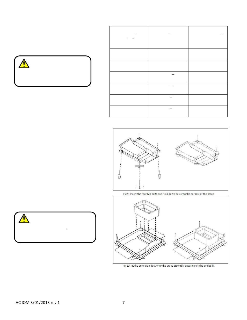 Assess roof thickness, Assemble duct | atwood Air Conditioners (non-ducted AC-1351, AC-1501) User Manual | Page 7 / 18