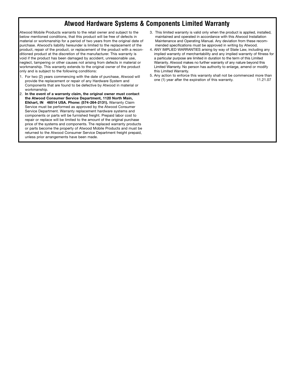 atwood Straight Tongue Couplers User Manual | Page 4 / 4