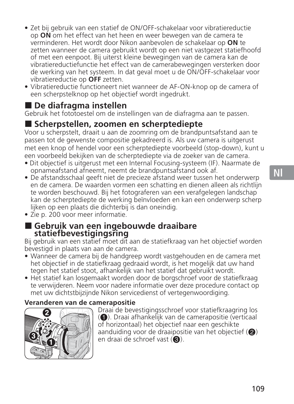 Jp en de fr es se ru nl it ck ch kr | Nikon 200-400mm f 4G ED AF-S VR II Zoom-Nikkor User Manual | Page 109 / 212