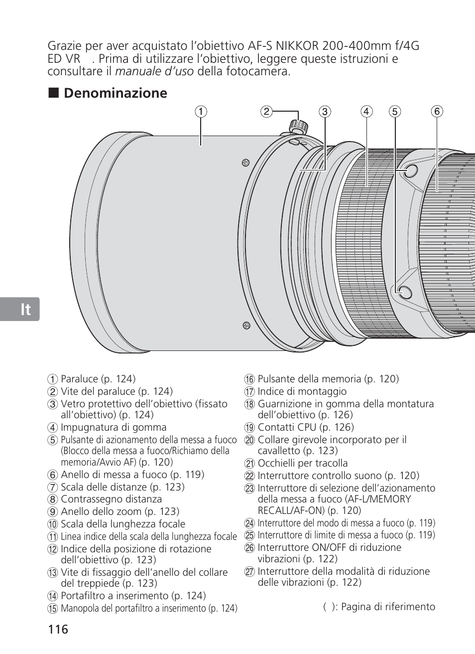 Jp en de fr es se ru nl it ck ch kr | Nikon 200-400mm f 4G ED AF-S VR II Zoom-Nikkor User Manual | Page 116 / 212
