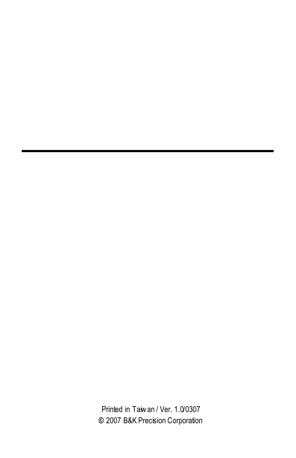 B&K Precision 301 - Manual User Manual | Page 9 / 9