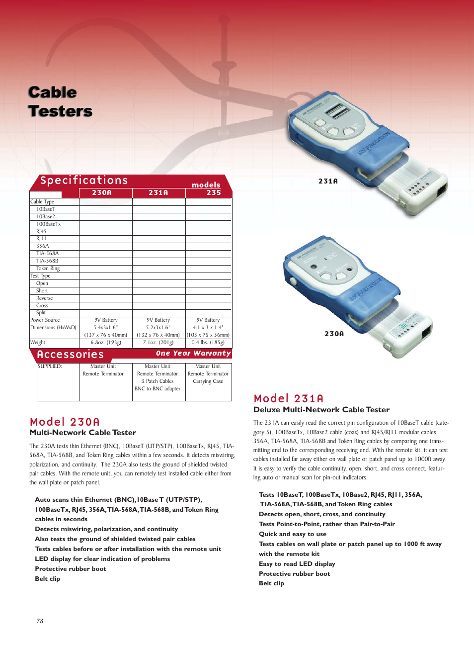 B&K Precision 240 - Datasheet User Manual | 2 pages
