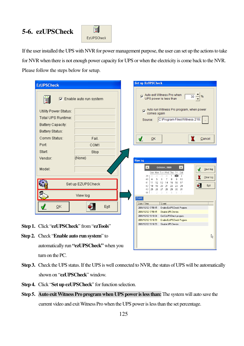 6. ezupscheck | I-View AnyNet-0401Mini Embedded NVR User Manual | Page 125 / 169