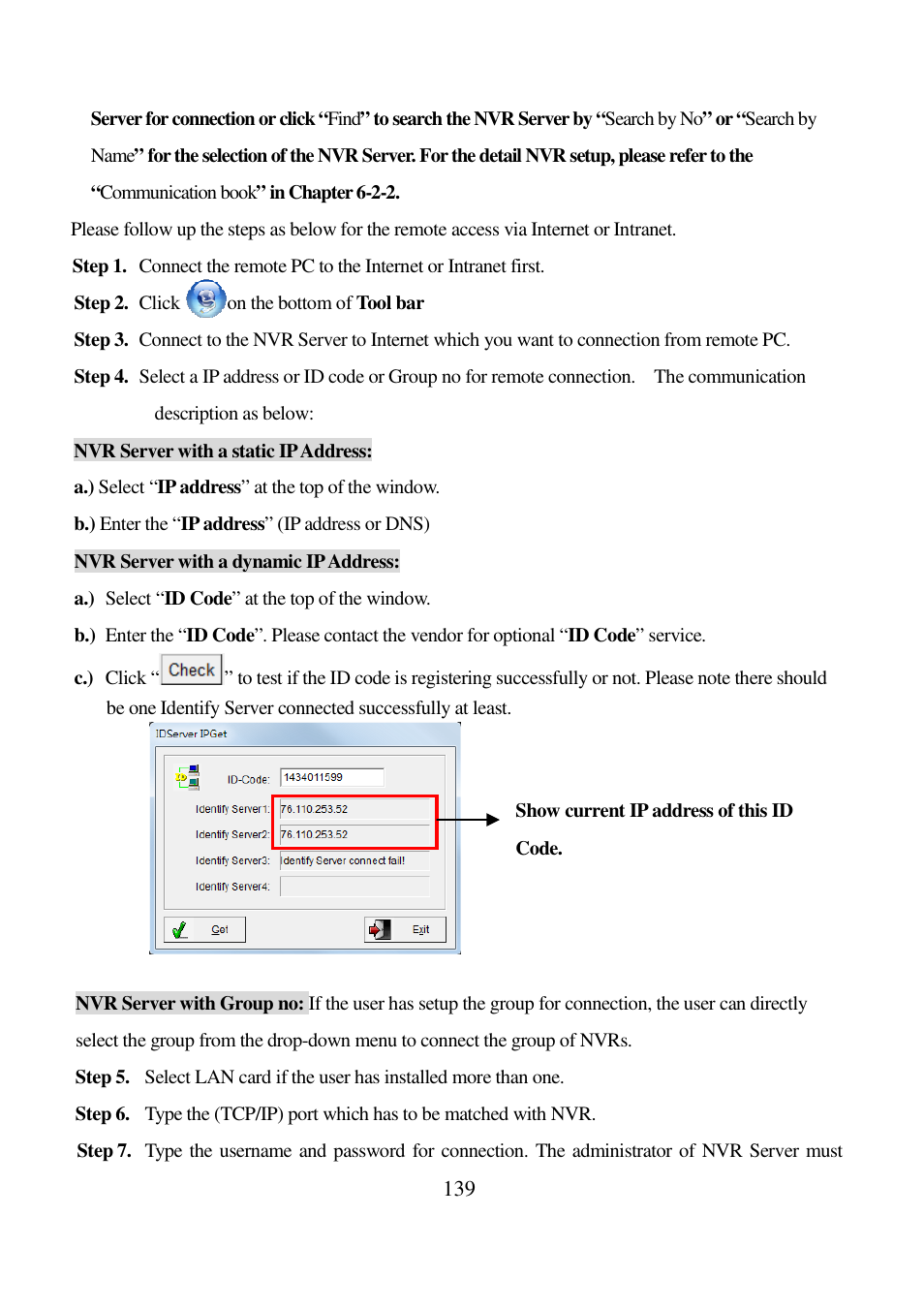 I-View AnyNet-0401Mini Embedded NVR User Manual | Page 139 / 169