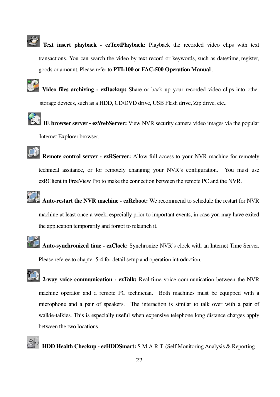 I-View AnyNet-0401Mini Embedded NVR User Manual | Page 22 / 169