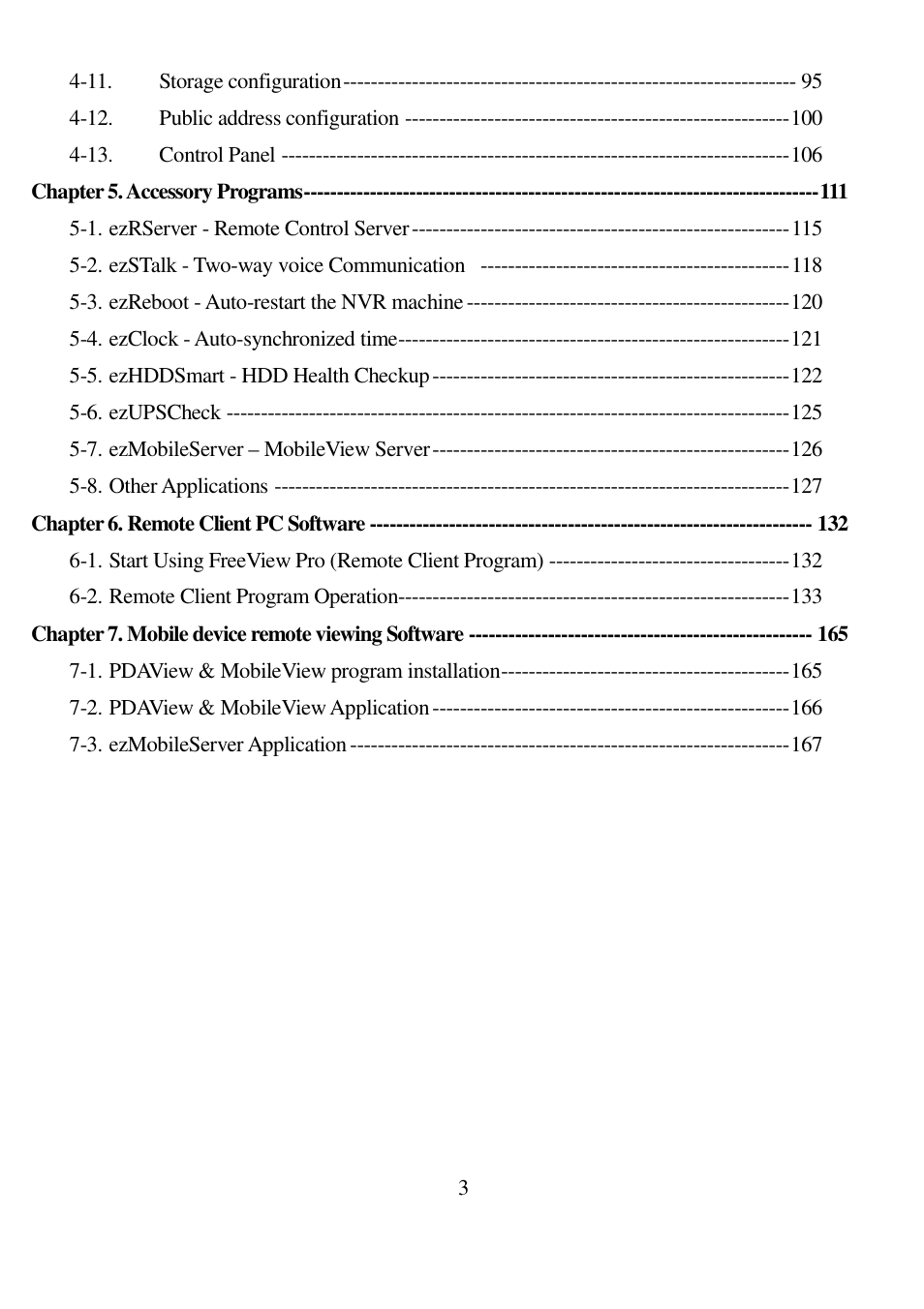 I-View AnyNet-0401Mini Embedded NVR User Manual | Page 3 / 169