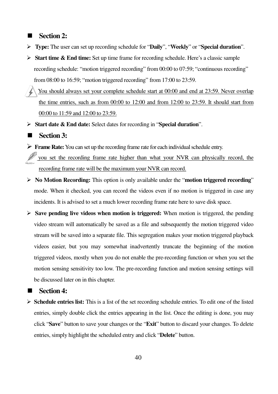 I-View AnyNet-0401Mini Embedded NVR User Manual | Page 40 / 169