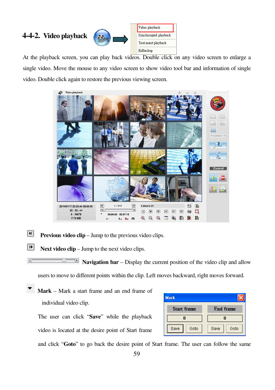 I-View AnyNet-0401Mini Embedded NVR User Manual | Page 59 / 169