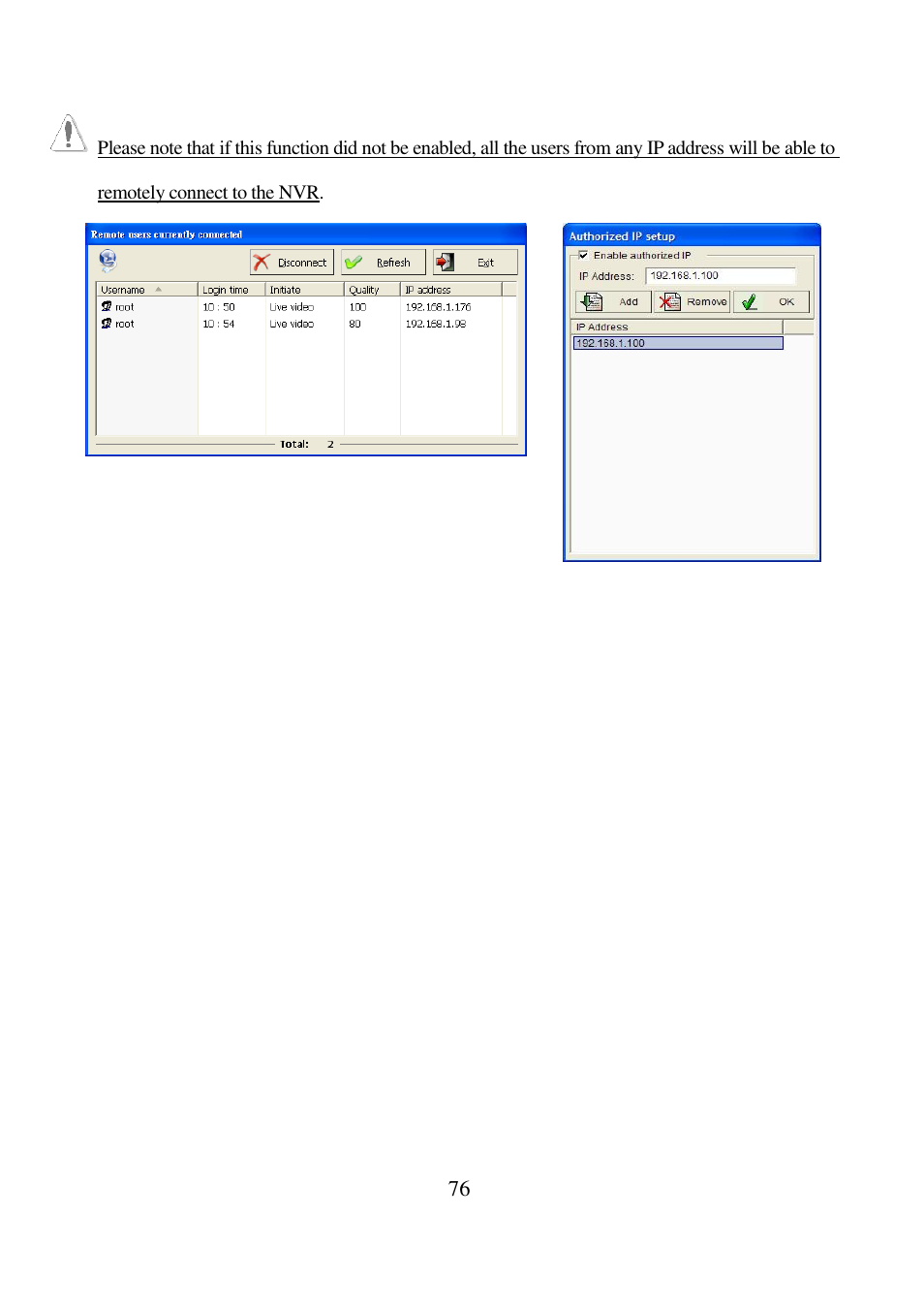 I-View AnyNet-0401Mini Embedded NVR User Manual | Page 76 / 169