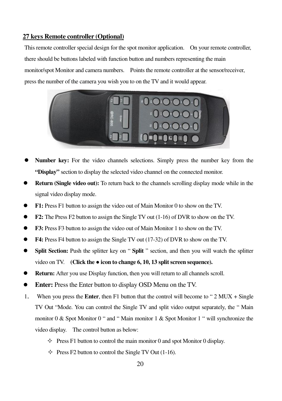 I-View Digi-4800XP 16 channels Hybrid Embedded DVR User Manual | Page 20 / 48