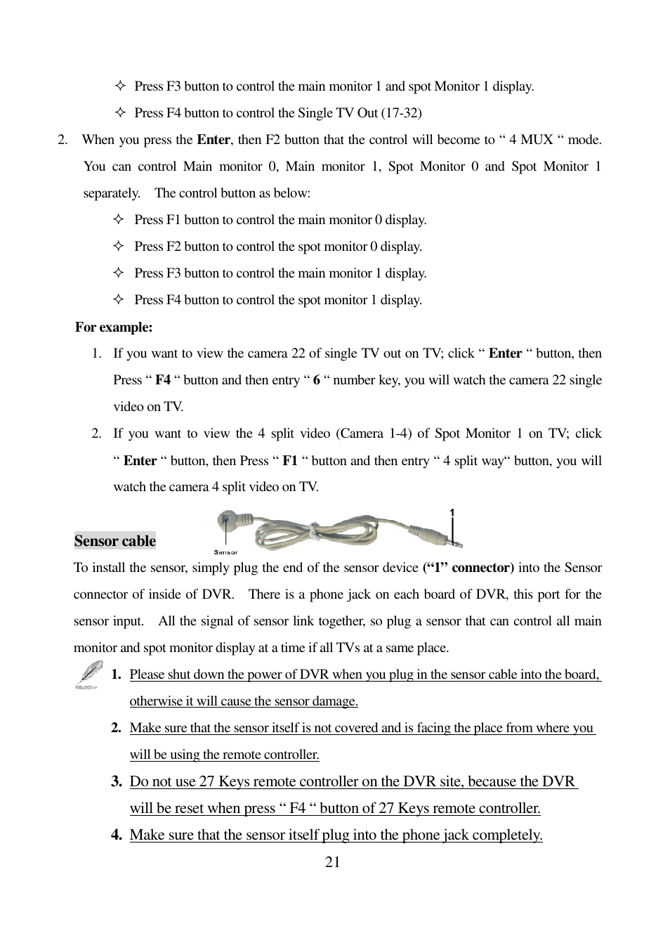 I-View Digi-4800XP 16 channels Hybrid Embedded DVR User Manual | Page 21 / 48