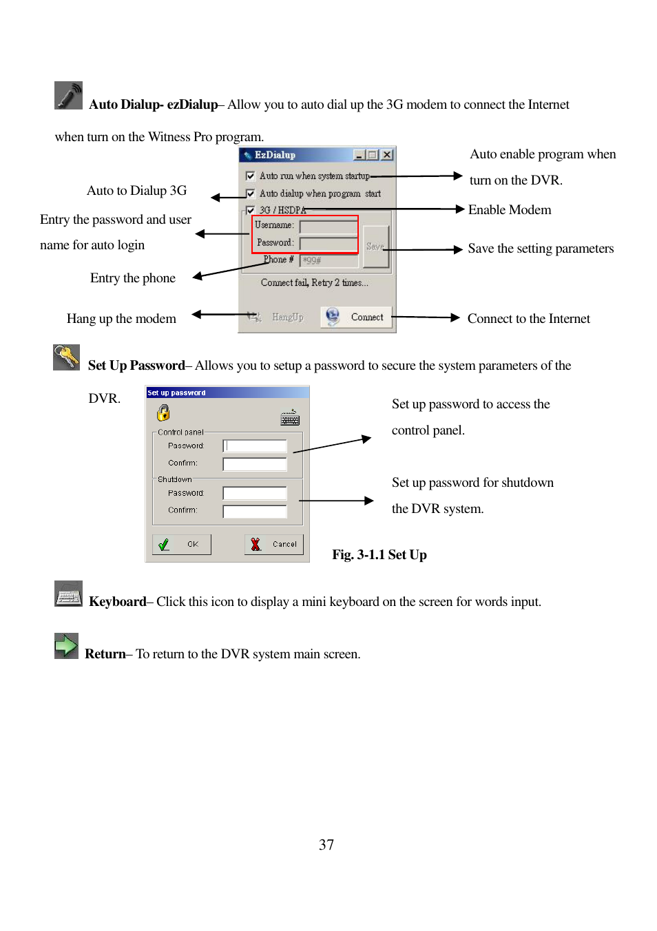 I-View Digi-4800XP 16 channels Hybrid Embedded DVR User Manual | Page 37 / 48