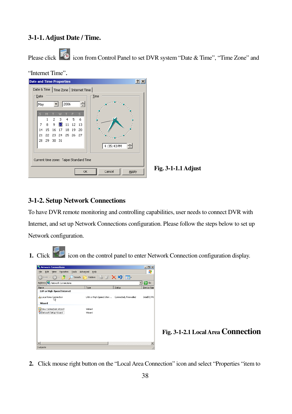 Connection | I-View Digi-4800XP 16 channels Hybrid Embedded DVR User Manual | Page 38 / 48