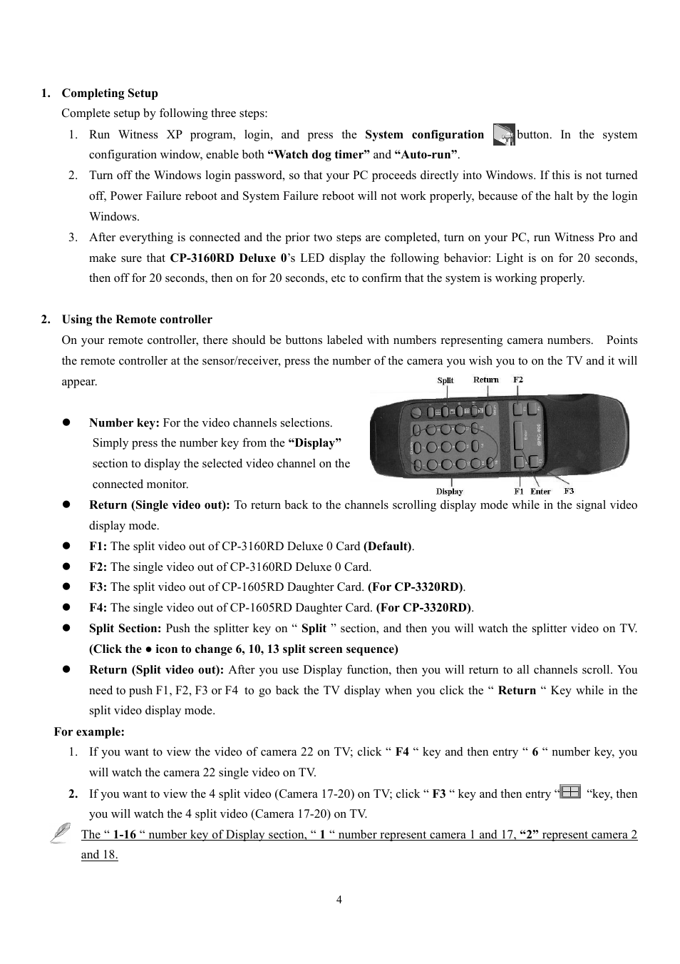 I-View CP-3160RD Real Time Recording DVR Card User Manual | Page 4 / 4