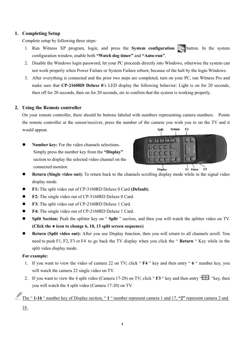 I-View CP-2160RD Deluxe Real Time Recording DVR Card User Manual | Page 4 / 4