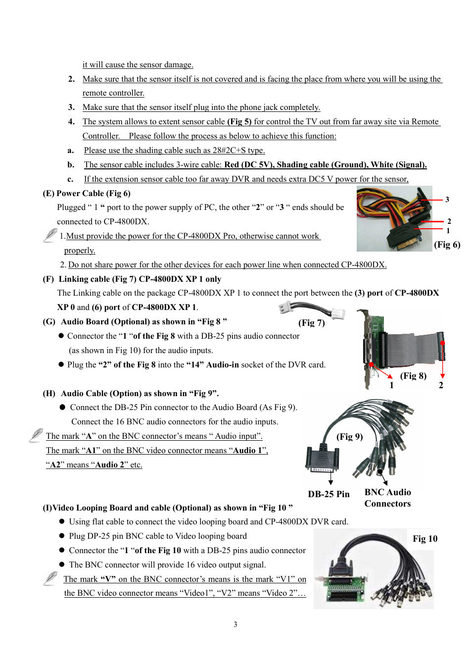 I-View CP-4800DX Hybrid DVR Card User Manual | Page 3 / 4