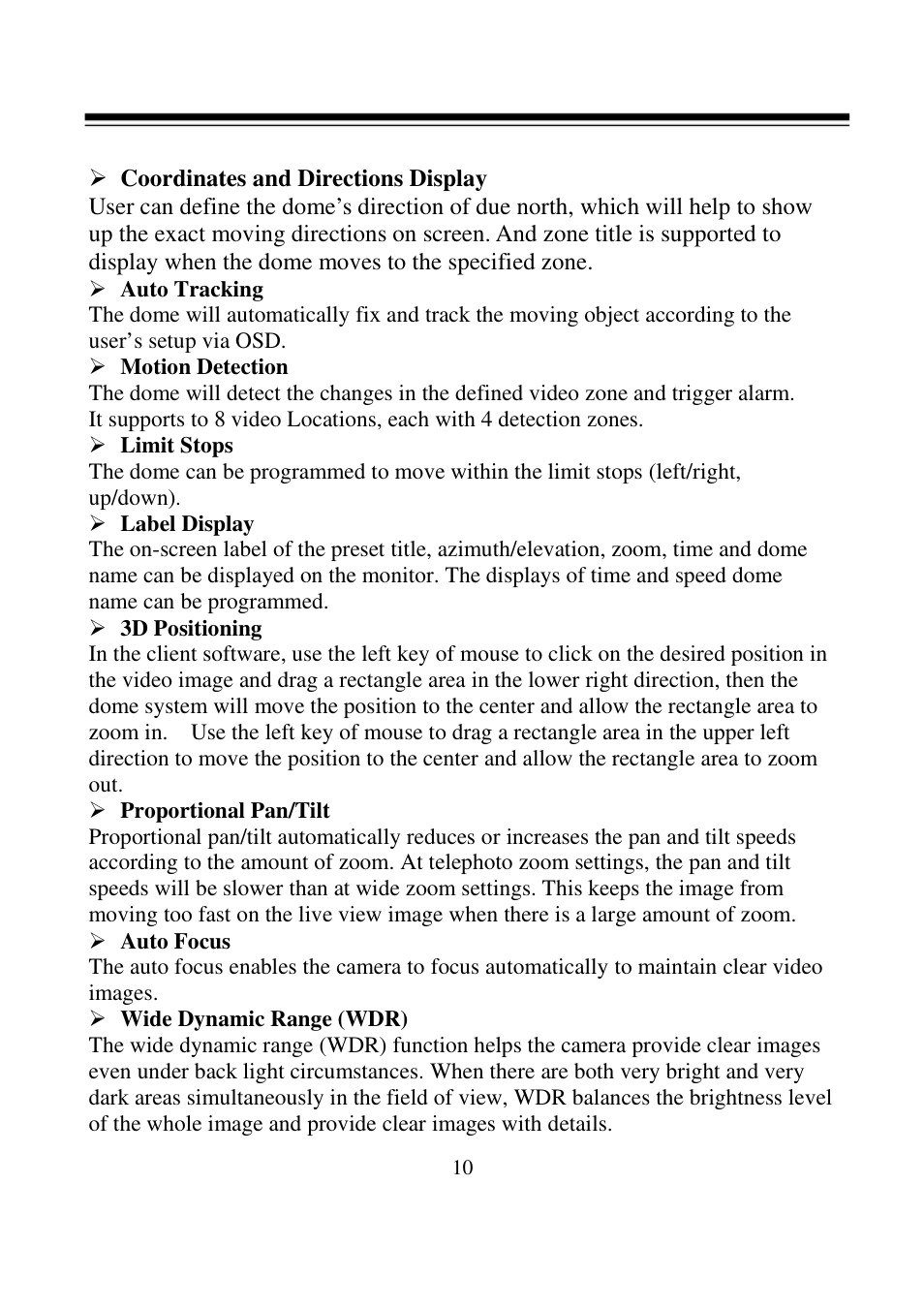 I-View FDMO-2MIP-20XIR IP SpeedDome Network Camera User Manual | Page 11 / 90