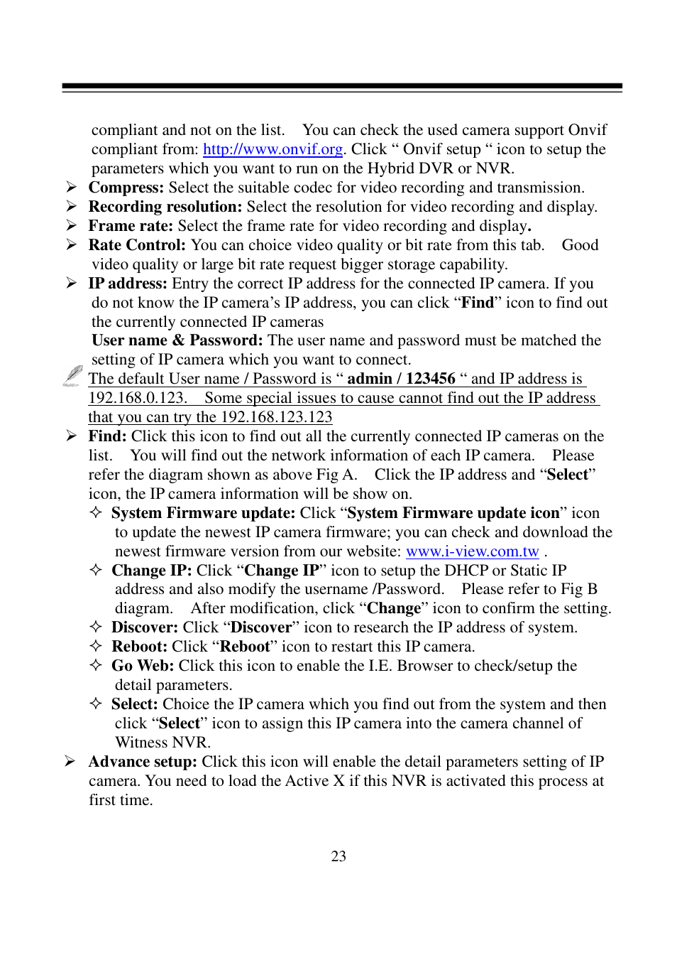 I-View FDMO-2MIP-20XIR IP SpeedDome Network Camera User Manual | Page 24 / 90