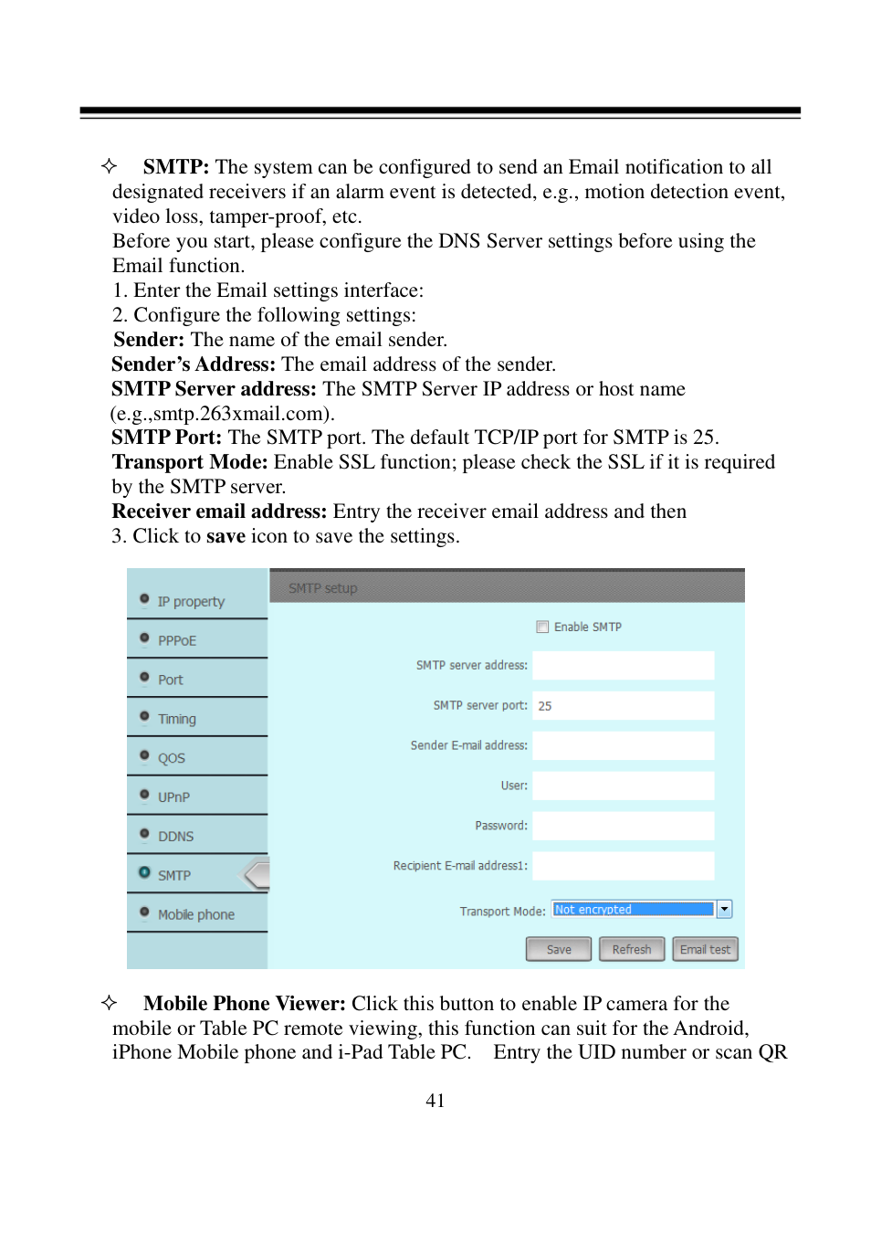 I-View FDMO-2MIP-20XIR IP SpeedDome Network Camera User Manual | Page 42 / 90