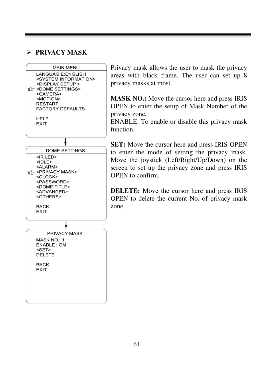 I-View FDMO-2MIP-20XIR IP SpeedDome Network Camera User Manual | Page 65 / 90