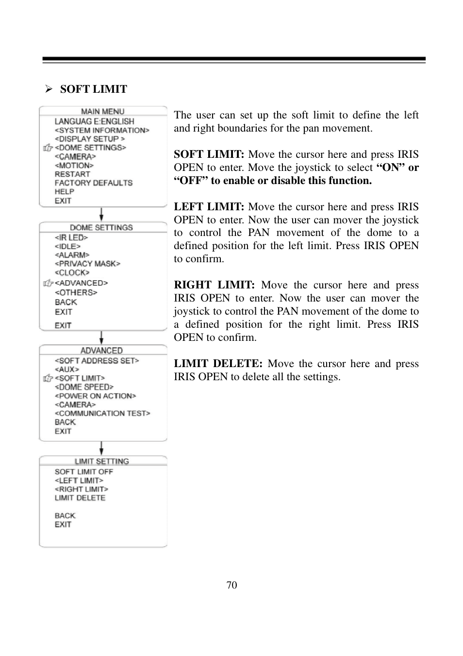 I-View FDMO-2MIP-20XIR IP SpeedDome Network Camera User Manual | Page 71 / 90