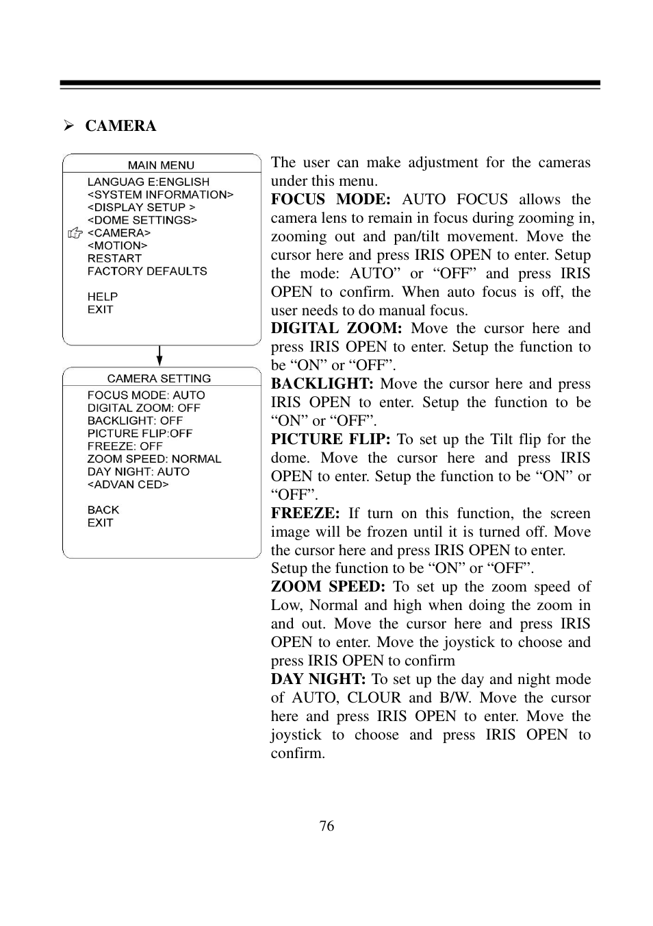 I-View FDMO-2MIP-20XIR IP SpeedDome Network Camera User Manual | Page 77 / 90