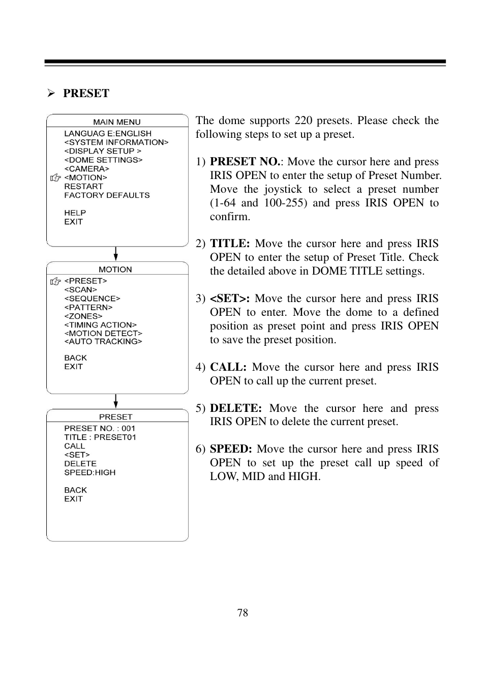 I-View FDMO-2MIP-20XIR IP SpeedDome Network Camera User Manual | Page 79 / 90