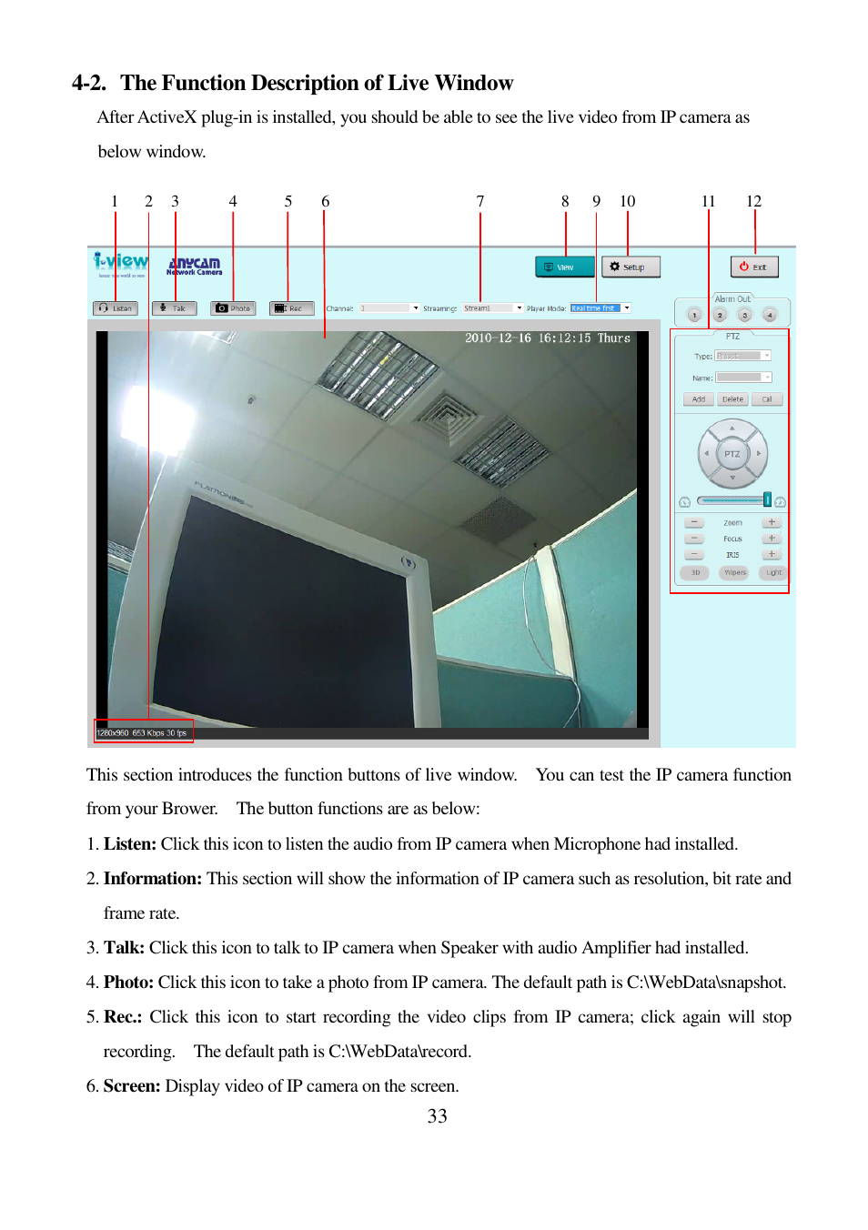 I-View EC-5MIPN 5-Megapixels Day/Night Box IP Camera User Manual | Page 33 / 56