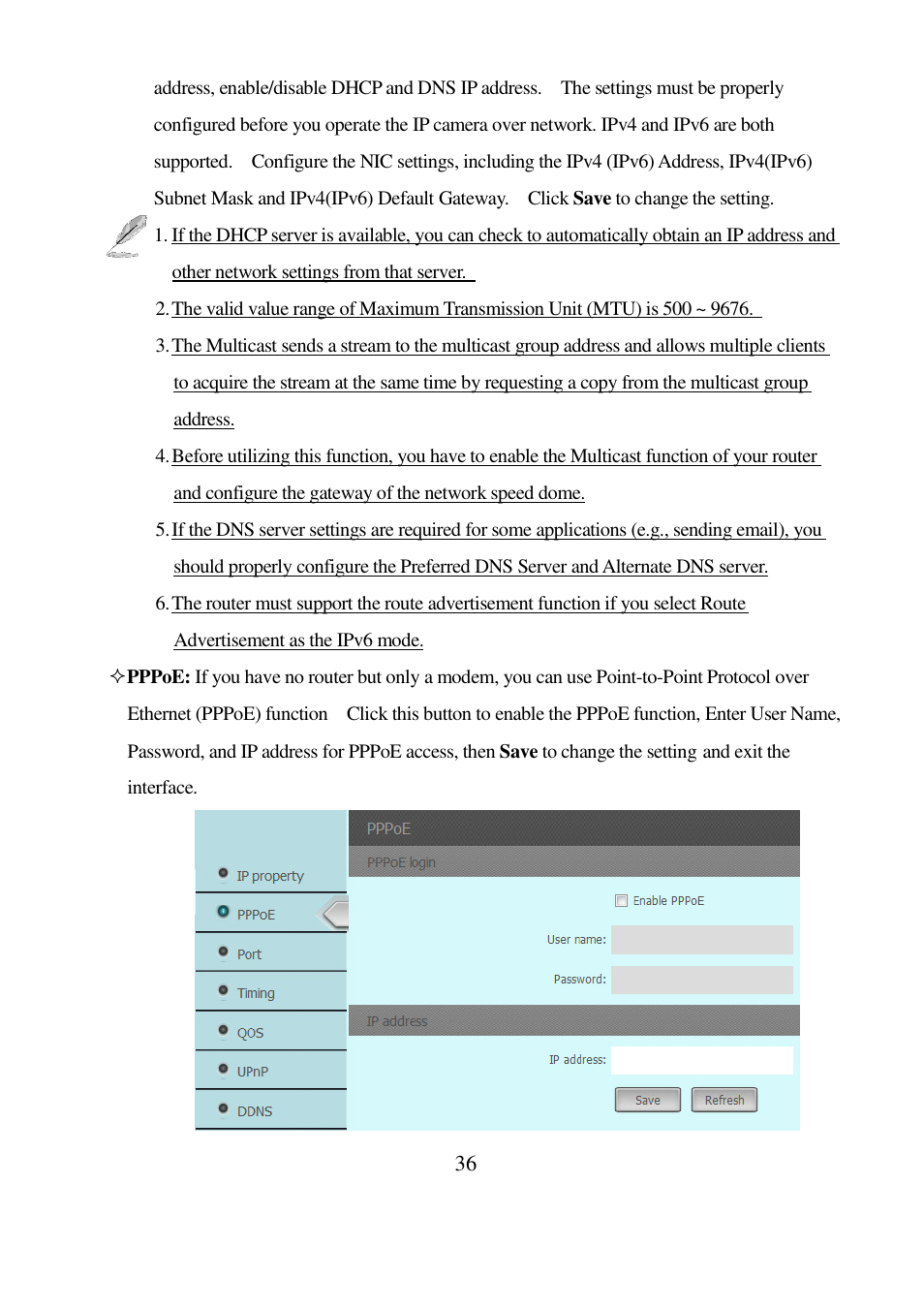 I-View EC-5MIPN 5-Megapixels Day/Night Box IP Camera User Manual | Page 36 / 56