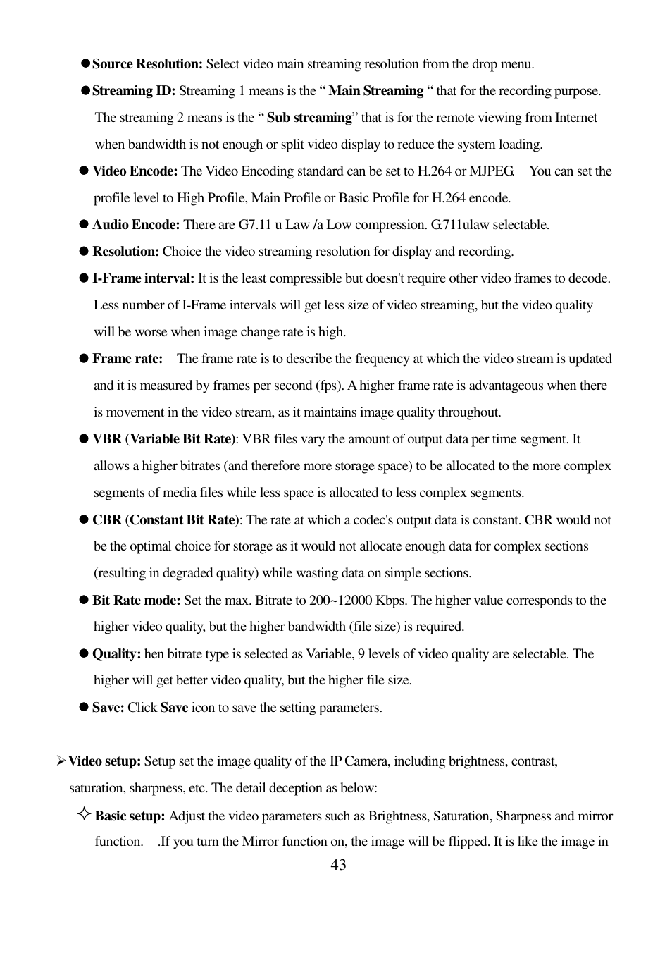 I-View EC-5MIPN 5-Megapixels Day/Night Box IP Camera User Manual | Page 43 / 56